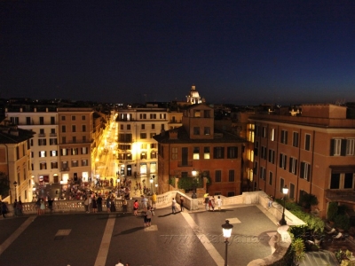Вид на ночной Рим