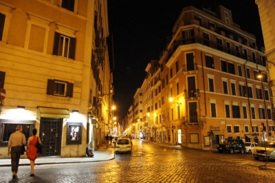 Улицы ночного Рима